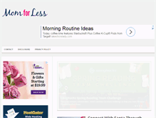 Tablet Screenshot of momforless.com
